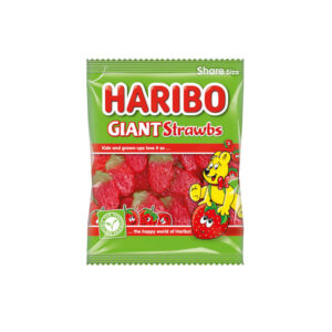 12 x Haribo Giant Strawbs 160g