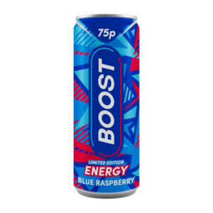 24 x Boost Energy Blue Raspberry Can 250ml PM 75p
