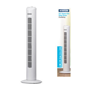 Status Tower Fan 32" with Timer