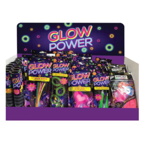 GLOW POWER - Glow Stick Assorted 66 Piece CDU