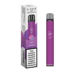 ELF Bar 600 Prefilled Pod Kit &ndash; Grape (20mg)