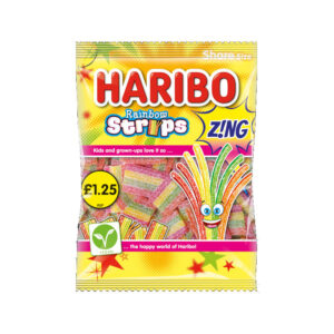 12 x Haribo Rainbow Strips Zing PM &pound;1.25 130g