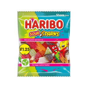 12 x Haribo Sour Sparks PM &pound;1.25 140g