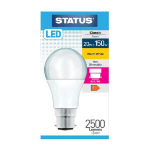 10 x LED GLS 20w BC Status
