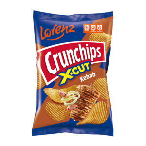 12 x Lorenz Crunchips X-Cuts Kebab 75g