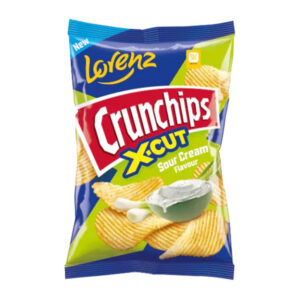 12 x Lorenz Crunchips X-Cuts Sour Cream 75g