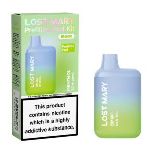 Lost Mary BM600 Prefilled Pod Kit - Menthol