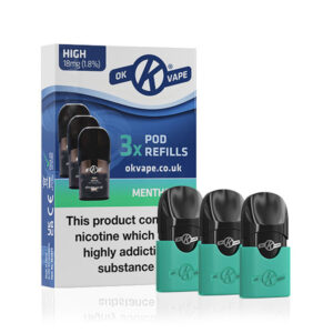 P-OK Vape Pod Refills Menthol 18mg (10)