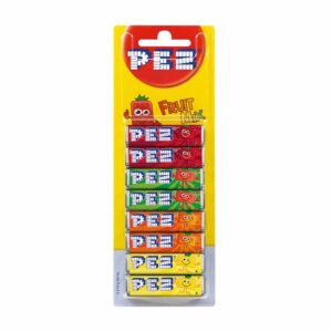 18 x Pez Refills Fruit Mix 6 Pack 51g