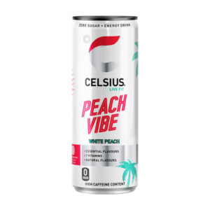 12 x Celsius Energy Peach Vibe 355ml