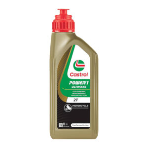 Castrol Power 1 Ultimate 2 Stroke Motorcycle Oil - 1 Litre)