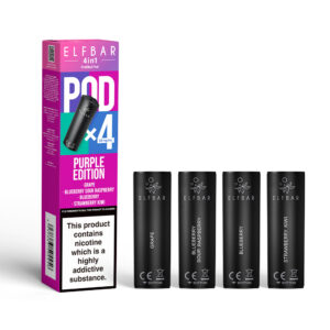 ELFBAR 4 in 1 Pods - Purple Edition 4 Pack