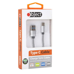 Object Type-C to USB Fast Charge Cable 1 Metre