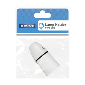12 x Status T2 Pushbar Lampholder Cord Grip BC in display