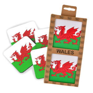 Welsh Dragon Coasters (Pack of 4)