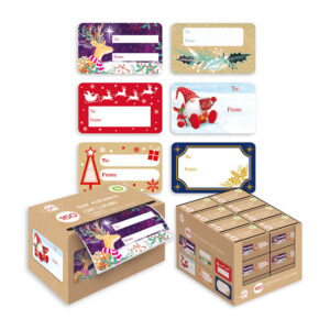 24 x Self Adhesive Xmas Gift Labels 150 per roll