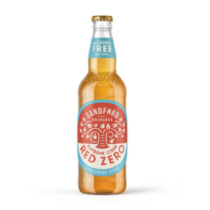 12 x Sandford Orchards Devon Red Zero Cider 0% 500ml