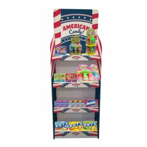 American Candy Cardboard Floor Display