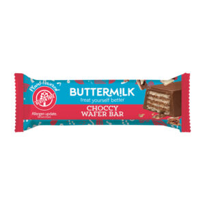 18 x Buttermilk Plant Power Wafer Choc Bar 38g