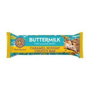 24 x Buttermilk Plant Power Caramel Nougat Snack Bars 50g