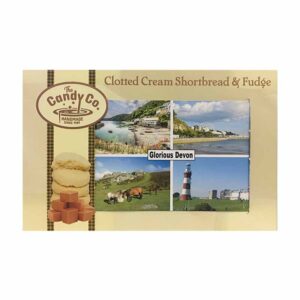 10 x Devon Shortbread & Fudge with Postcard 350g