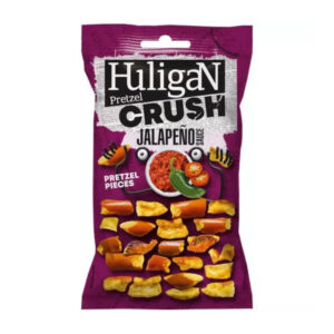 18 x Huligan Pretzels Crush Jalapeno 65g - 0% Vat