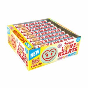 24 x Swizzels Giant Love Hearts Rolls 39g