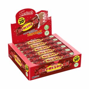 60 x Swizzels Refreshers Cherry Cola Chew Bars 18g PM 20p