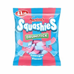 12 x Swizzels Squashies Bubblegum Drumstick PM &pound;1.15 120g