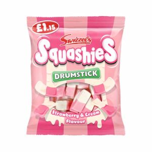 12 x Swizzels Squashies Strawberries & Cream Drumstick PM &pound;1.15 120g
