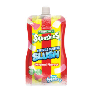 12 x Swizzels Drumstick Squashies Original Slush Pouch 250ml