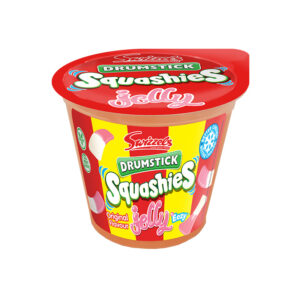 6 x Swizzels Drumstick Squashies Original Jelly Pot 125g 0% Vat