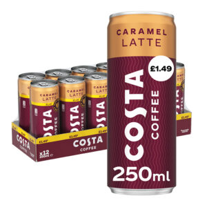 12 x Costa Coffee Caramel Latte PM &pound;1.49 250ml