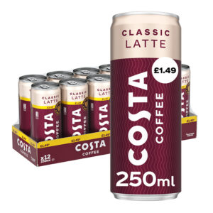 12 x Costa Coffee Latte PM &pound;1.49 250ml