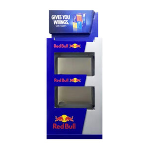 Red Bull Cardboard Floor Display