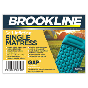 Brookline Inflatable Mattress Single