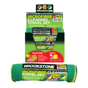 12 x Brookstone Microfibre Cleaning Towel Set (Pack 6 Extra Wide Towels)