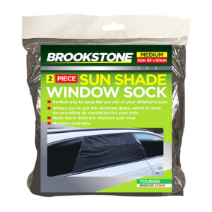 Brookstone Sun Shade Window Sock Medium 85 x 60cm