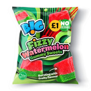 10 x B!G Fizzy Watermelon Sweets 150g £1 PMP