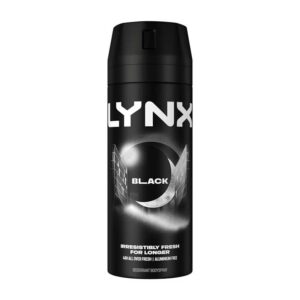 Lynx Body Spray Black 150ml x 6