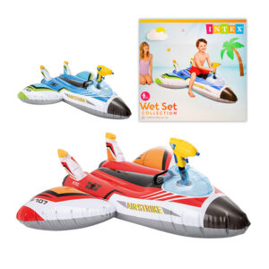 Watergun Plane Ride On Inflatable 46" x 46"