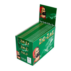 Zig Zag Green Papers Pack of 100