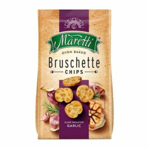 Maretti Bruschette Roasted Garlic 70g - 0% vat in display of 14
