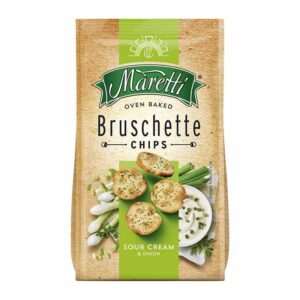 Maretti Bruschette Sour Cream Onion 70g - 0% vat in display of 14