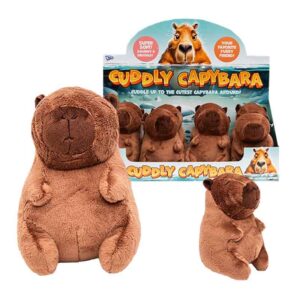 Cuddly Capybara Soft Toy 15cm in a display of 10