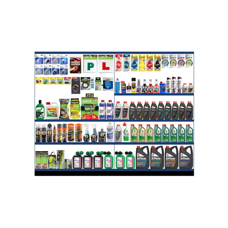Car Care + Castrol & Comma Oils Summer - 2 Metre Bay