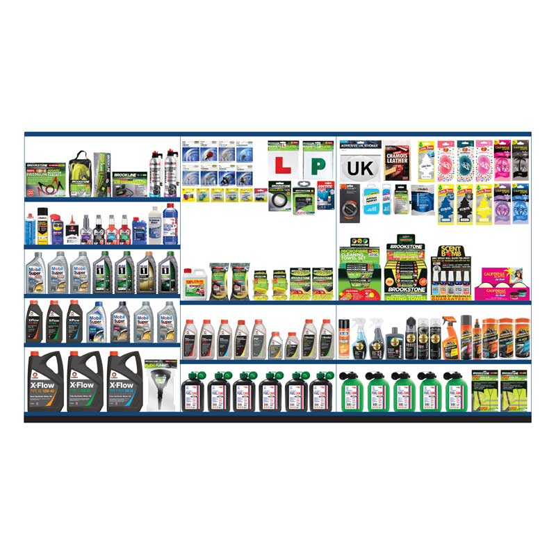 Car Care + Comma & Mobil Oils Summer - 2.6 Metre Bay