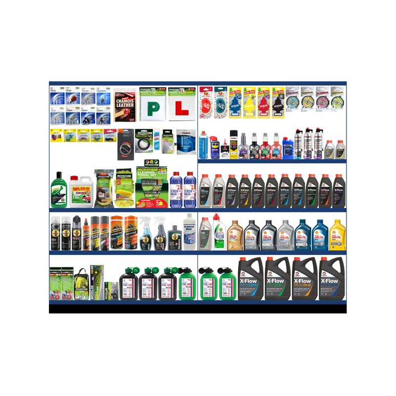 Car Care + Shell & Mobil Oils Summer - 2 Metre Bay