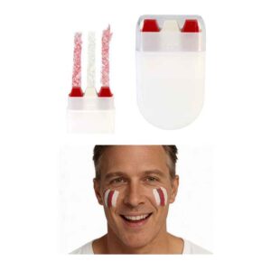England 3 Colour Face Paint Sticks x 12