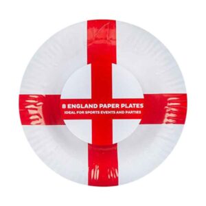 England St George Paper Plates 8 pack - 8" x 24